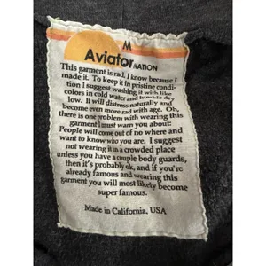 Aviator Nation‎ California is For Lovers Zip Up Hoodie Gray Size Medium thumbnail 11