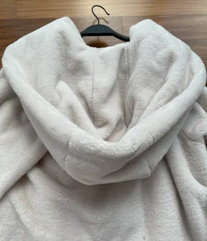 Faux Fur Hoodie Cape Coat thumbnail 5