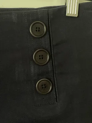 Tory Burch High-Waisted Navy Blue shorts thumbnail 4