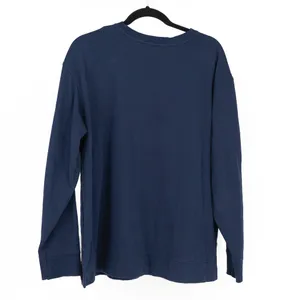 Lake Women's Cotton Modal Crew Neck Pullover Long Sleeve Sweater Navy Blue XL thumbnail 4
