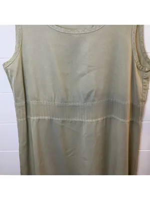 Women’s Vintage Dressing Clio Long Sleeveless Dress Medium Flowy Beach Travel thumbnail 3