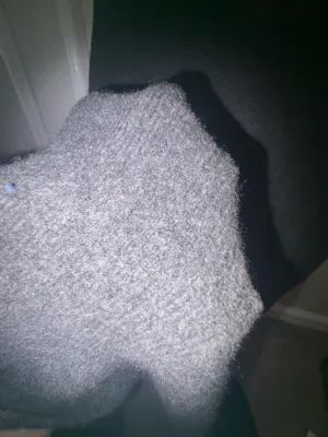 Grey sweater poncho Gray thumbnail 4