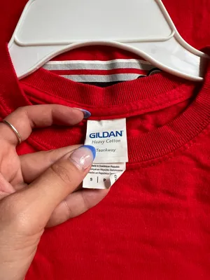 Gildan NC State T-Shirt Red Small thumbnail 3