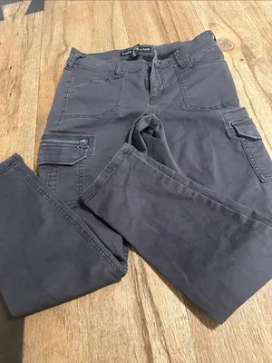 Express gray skinny cargo pants‎ size 8 thumbnail 1