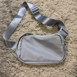 Stylish Gray/Blue Belt Bag Gray thumbnail 1