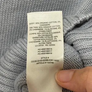 Aritzia Sunday Best Organic Cotton Cashmere Cropped Sweater Size XS Oversized thumbnail 9