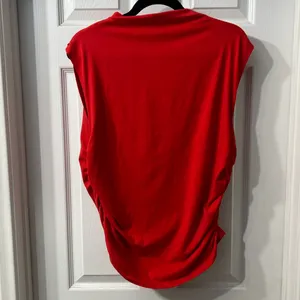 Maeve Anthropologie Mock-Neck Shell Tank Blouse Top in Tomato Size XL thumbnail 7