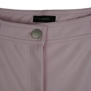Halogen Faux Leather Pants Women Size 10 Pink Straight Leg Nordstrom High Rise thumbnail 11