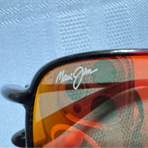 Maui Jim Black Sunglasses with Orange Lenses‎ thumbnail 5
