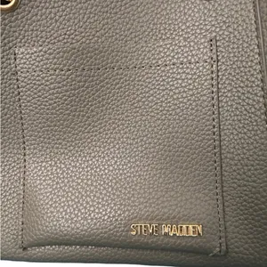 Steve madden Bkarta Purse grey color satchel purse thumbnail 4