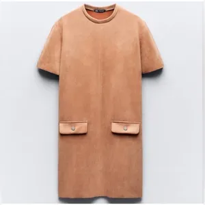 Zara Tan Mini Dress thumbnail 5