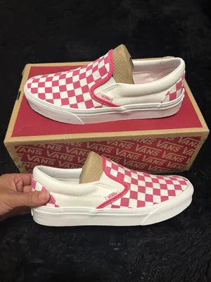 VANS off the wall checkerboard pink slip on shoes sneakers women’s 8 new thumbnail 7