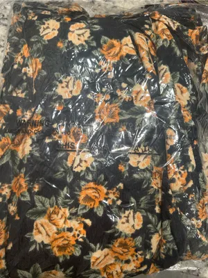 Floral V-Neck Ruffle Dress in Size Small thumbnail 5