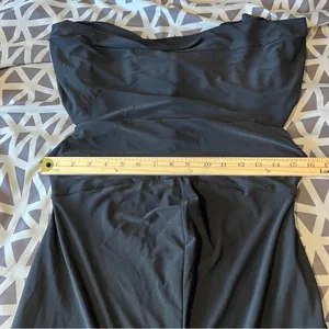 CLUB L LONDON Off The Shoulder Black Maternity Bardot‎ Fitted Jumpsuit thumbnail 10