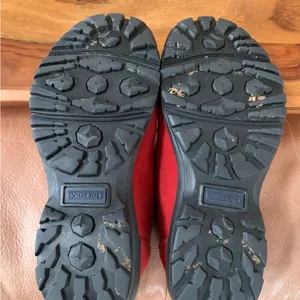 LAND’S END Red Suede Slip On Shoes thumbnail 6