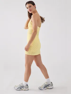 For Love & Lemons Charlotte Pointelle Mini Dress thumbnail 2