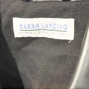 Marsh Landing‎ Womens Large Vegan Faux Leather Quilted Sleeveless Vest thumbnail 3