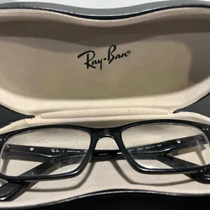 Ray-Ban Black Classic Rectangular Glasses thumbnail 8