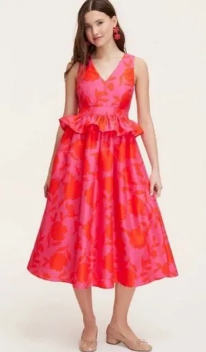 Kate Spade x Target Peplum Floral Dress Sz 6 NWT thumbnail 1