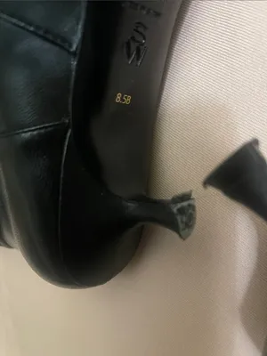 STUART WEITZMAN BLACK LEATHER NAOMI 50 BOOTS SIZE 8.5 thumbnail 6