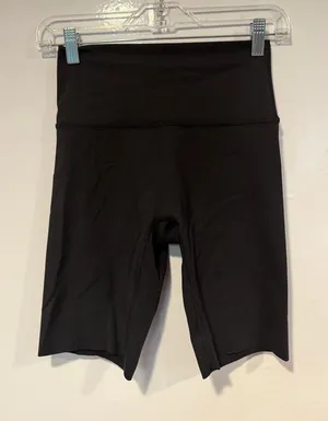 Black High-Waist Aerie Goals 9 inch‎ Bike Shorts thumbnail 1