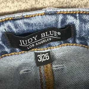 Judy Blue Jeans Womens 3 26 Baggy High Rise Stretch Medium Wash Wide Leg 28x29 thumbnail 3