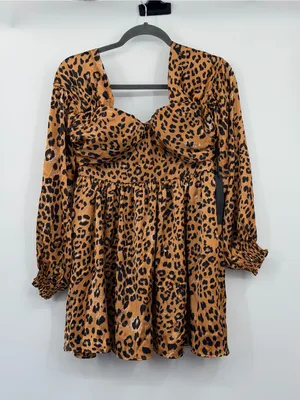 House of Harlow‎ 1960 x REVOLVE Burna Leopard Mini Dress M NWT $248 thumbnail 2
