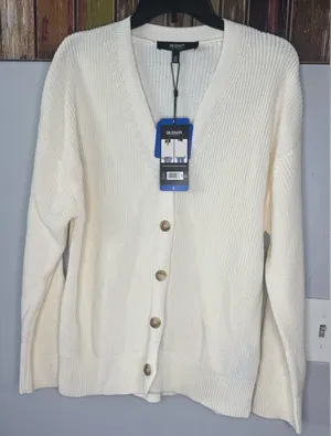 Hudson Los Angeles cotton button down cardigan nwt 100%cotton thumbnail 1