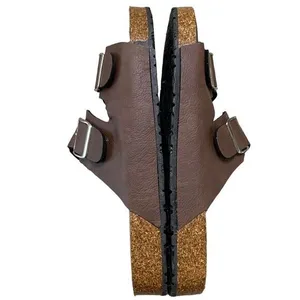 OT Sandals Brown M 9/10 Women Two Strap Buckle Slide Casual‎ Comfort thumbnail 6
