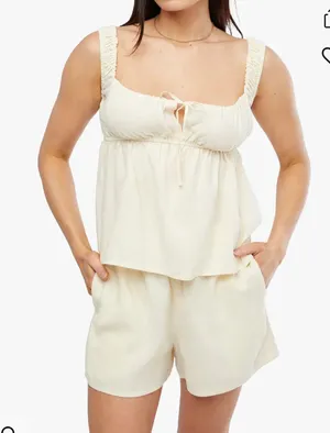We Wore What Tie Front Top thumbnail 1