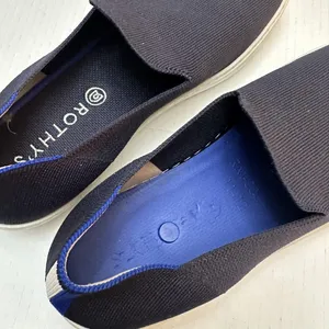 Rothys The City Slip On Shoes Womens Size 11 Navy Blue Knit Eco‎ Friendly Casual thumbnail 12