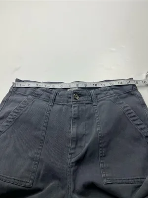 Faherty Womens Size‎ 29 Grey Gray Straight Leg Pockets Cargo Pant WBS2223 FLAW thumbnail 7