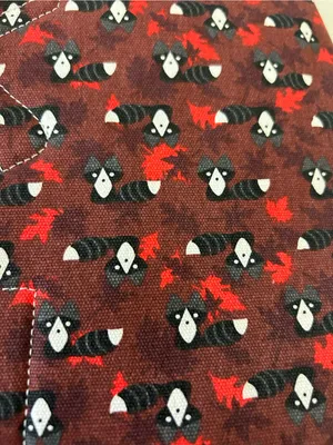 Kavu Rope Sling Crossbody Bag Raccoon Print Multi-Pockets Hike Travel Comfort thumbnail 5