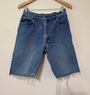 Vintage Levis Medium Wash Jorts thumbnail 1