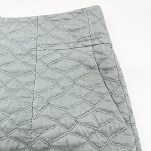 Thyskens Theory Seedo Quilted Skirt A-line Ice Gray Blue‎ Preppy Minimal Women 6 thumbnail 11