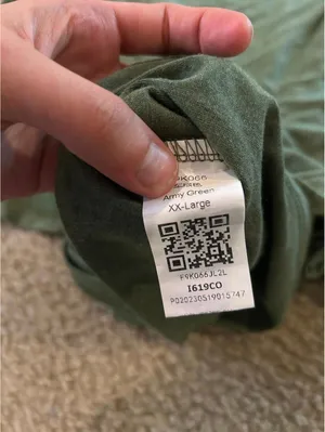 ab62 oversize army green size 2xl woman top shirt comfy thumbnail 3