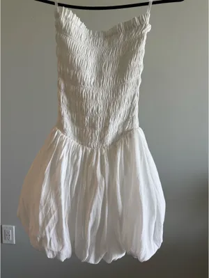 Princess Polly White Bubble Dress  thumbnail 3