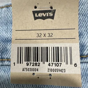 Levis Ribcage Bell Jeans Super High Rise Blue Denim Womens 32 x 32 Flare Retro thumbnail 6