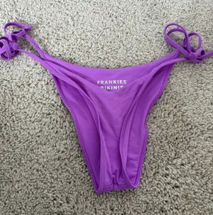 Frankie's Bikinis Purple Connor Swimsuit Bottoms Small thumbnail 1