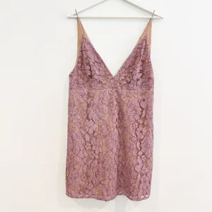Free People Dangerous Love Lace Dress 10 CottageCore Fairy Grunge Coquette Party thumbnail 4
