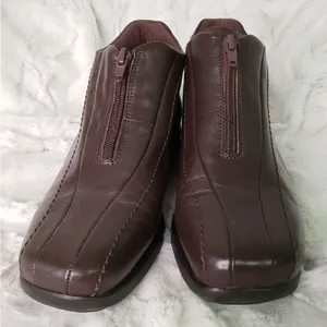 Earth Leather Booties Size 8 thumbnail 5