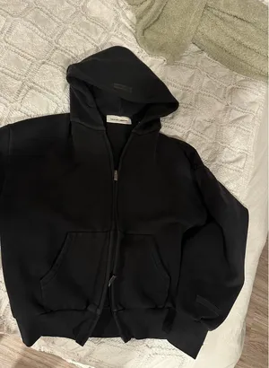 Fear of God Essentials zip up hoodie thumbnail 1