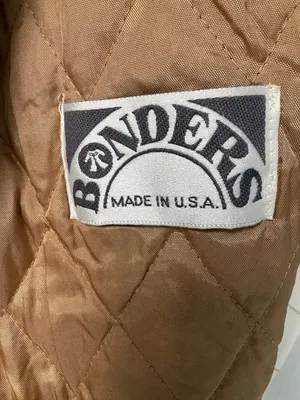 Vintage Bonders camel A line faux fur sherpa lined retro women's jacket [READ] thumbnail 3