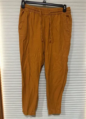 Old Navy Linen Blend Pants Mustard thumbnail 1