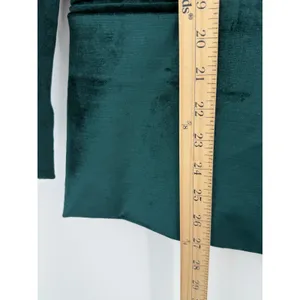 Free People Velvet Ashby Double Breasted Blazer Emerald Green XS Holiday thumbnail 9
