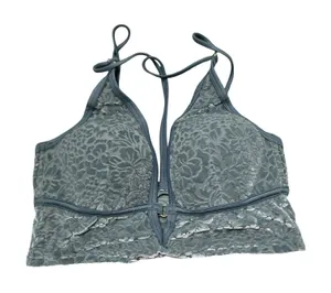 Pink by Victoria's Secret Velvet Bralette Size: M thumbnail 1