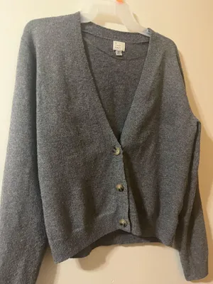Grey sweater vest target  thumbnail 1