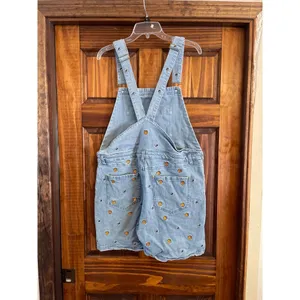 Disney Winnie the Pooh and honeybee embroidered overall shorts size 2X thumbnail 4