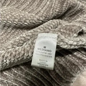 Zenana Outfitters Chenille Mock Neck Sweater Size Medium Soft P:ullover Fall thumbnail 3