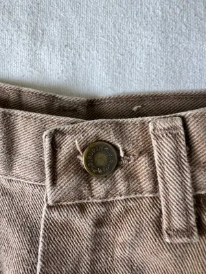 Misses Wrangler High Waisted Brown Denim Pants - Size 6 thumbnail 4
